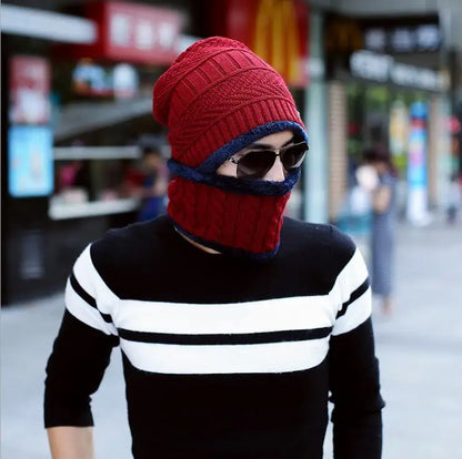 Avelena | Winter Beanie Mütze mit Schal