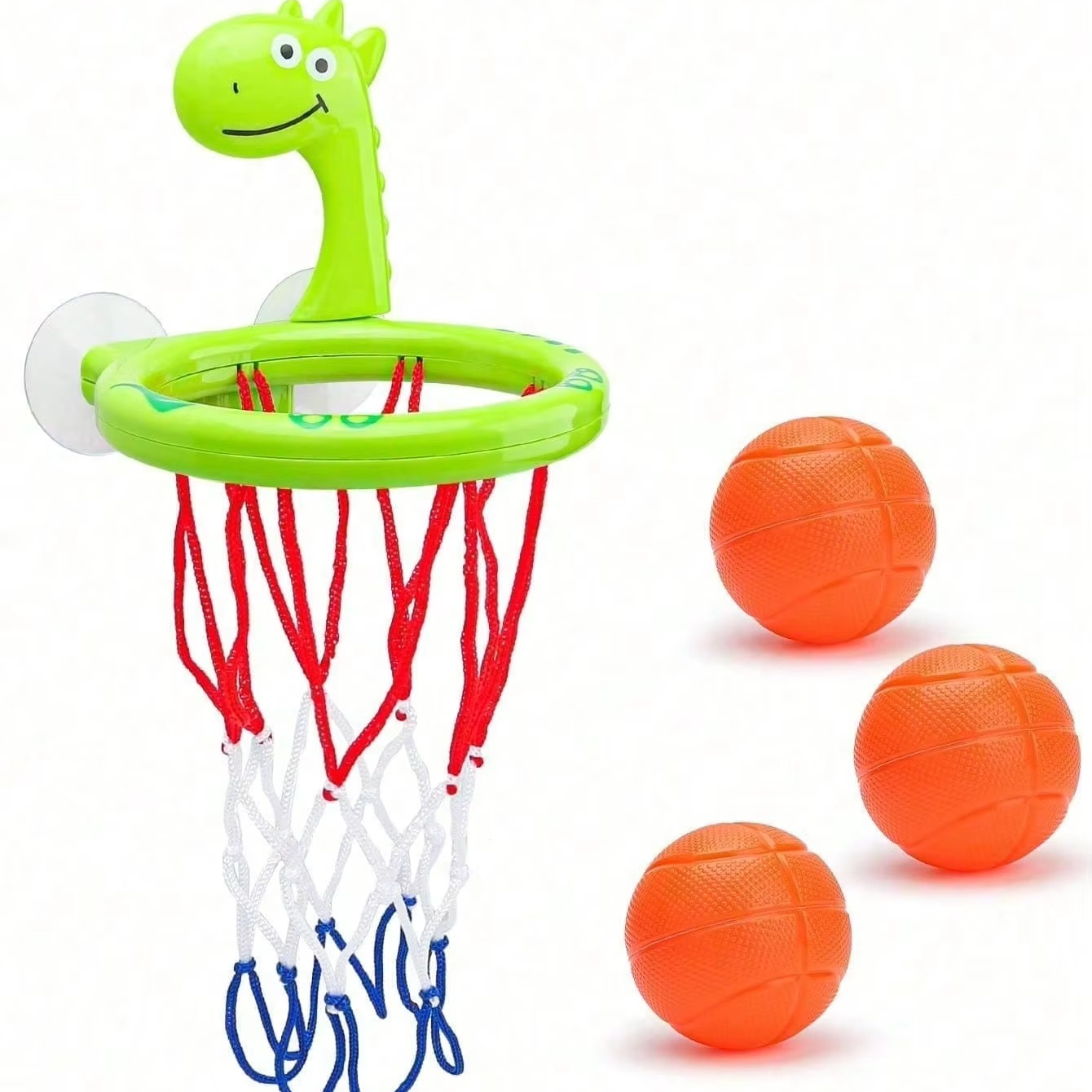 Avelena | Dinosaur Bad Basketballkorb Spielset für Kleinkinder mit drei Bällen