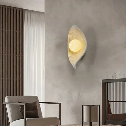 Avelena | Wandlampe LED Blattgold Elegant