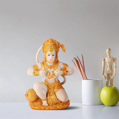 Avelena | 1 Stück Hanuman Buddha Affengott Figurine Südostasiatischer Stil Heimskulptur Lord Hanuman Statue Buddha Figur Ornament
