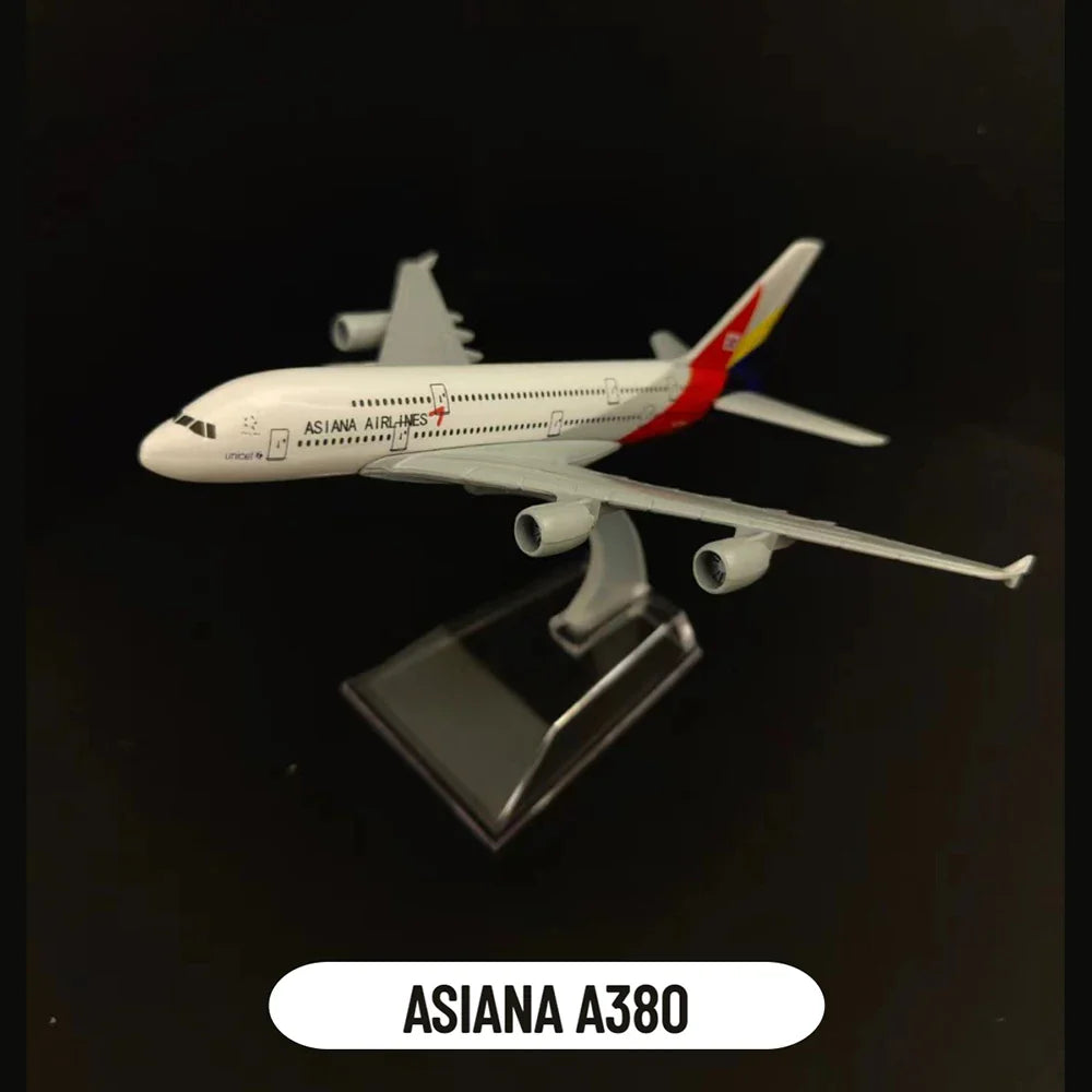 Avelena | Metallflugzeugmodell Emirates Airlines A380 B777 Flug Diecast Modellspielzeuge für Jungen