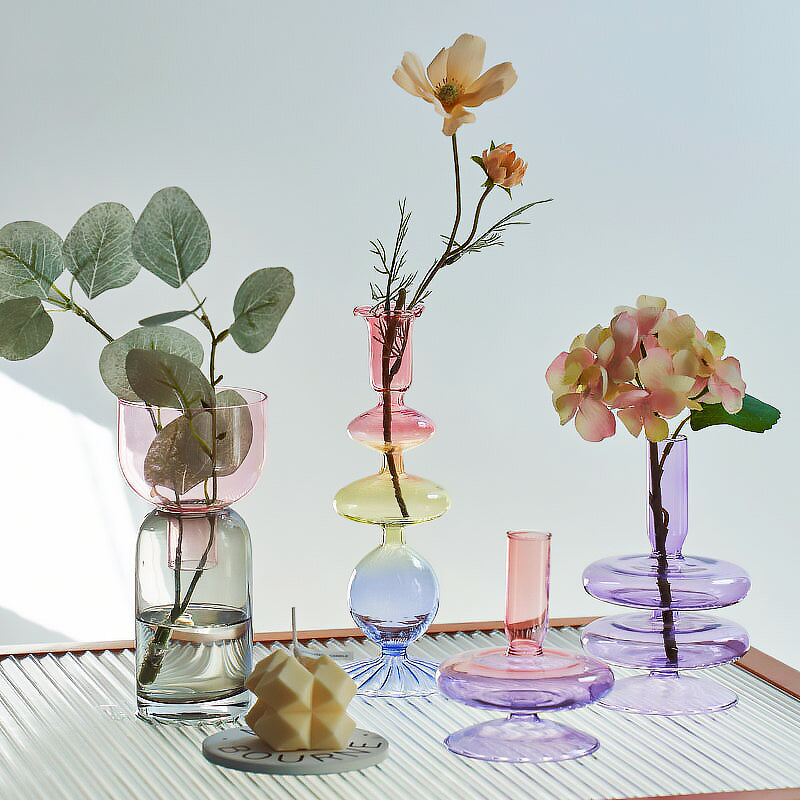 Avelena | Gradient Glas Kerzenhalter