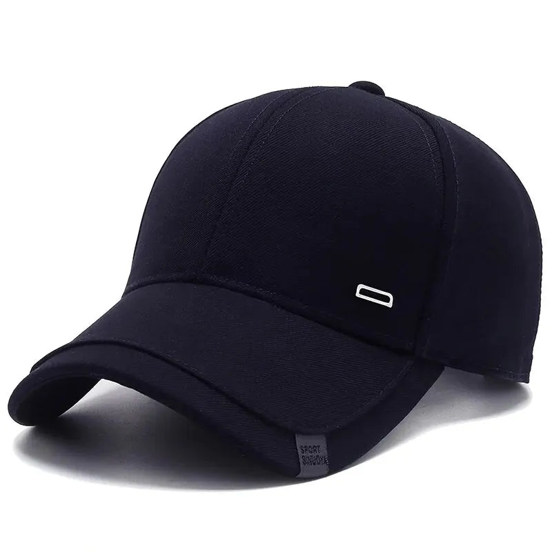 Avelena | Unisex Verstellbare Baseballkappen Platzierung Silber Schnalle Marke Casual Outdoor Sonnenschutz Hut
