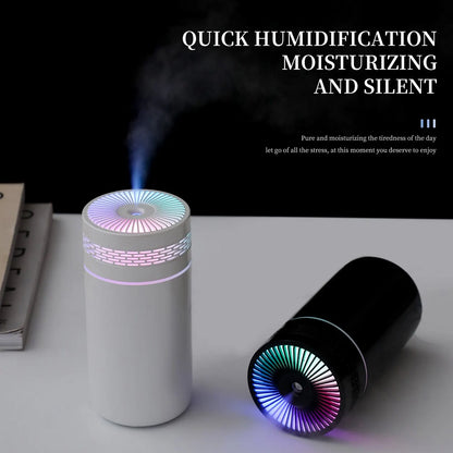 Avelena | 250ML Tragbarer Auto-Luftbefeuchter - USB LED Ätherisches Öl Diffusor