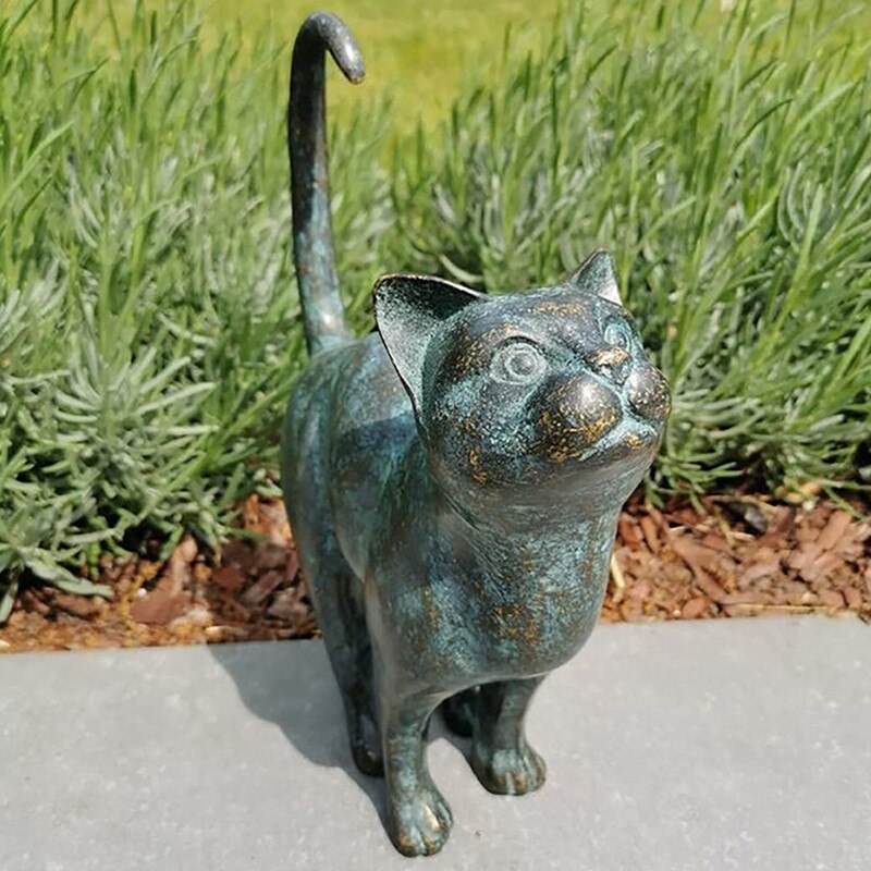Avelena | Verzaubernde Gartenkatzen-Statuen - Purr-fekte Harzdekoration