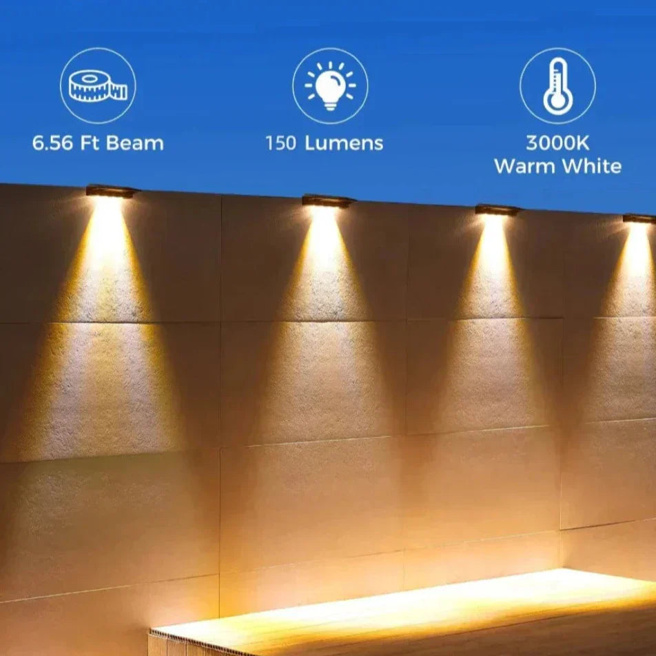 Avelena | EcoRadiance Solar-Akzentleuchten 2er-Set | Außenbeleuchtung | Energieeffizient | Dekoratives Licht für Garten & Terrasse