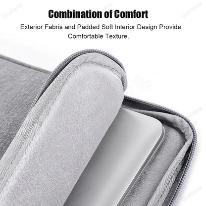 Avelena | Slim Wasserdichte Laptoptasche mit Mehreren Reißverschlüssen