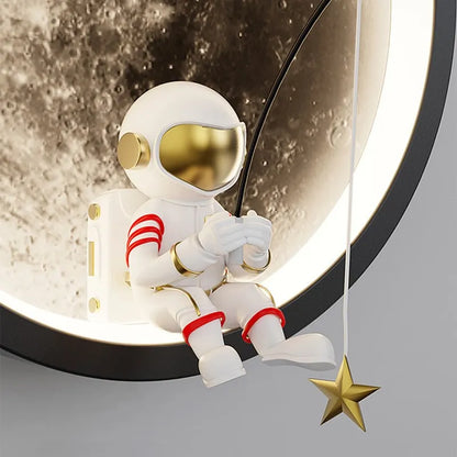 Avelena | Astronaut Auf Dem Mond Wandlicht