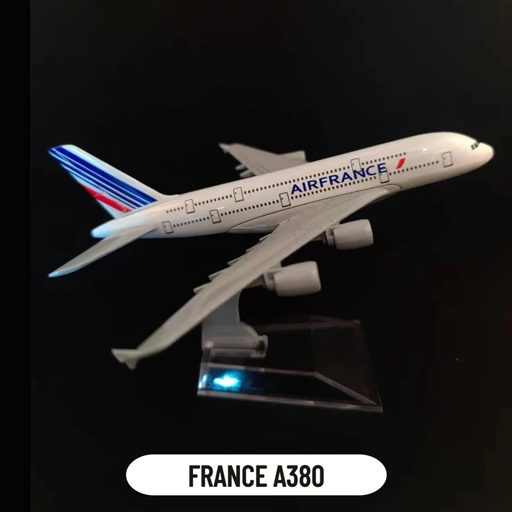 Avelena | Metallflugzeugmodell Emirates Airlines A380 B777 Flug Diecast Modellspielzeuge für Jungen