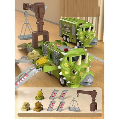 Avelena | Truck Faltbare Dinosaurier Abenteuerwagen
