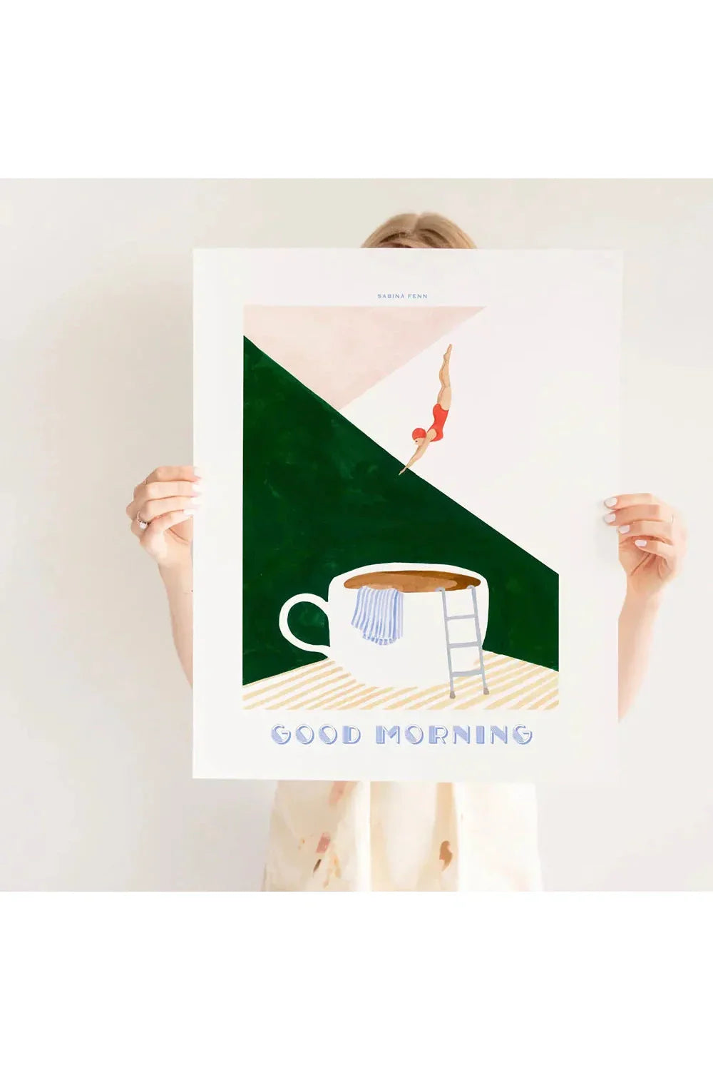 Avelena | Guten Morgen Kaffee Leinwand Poster