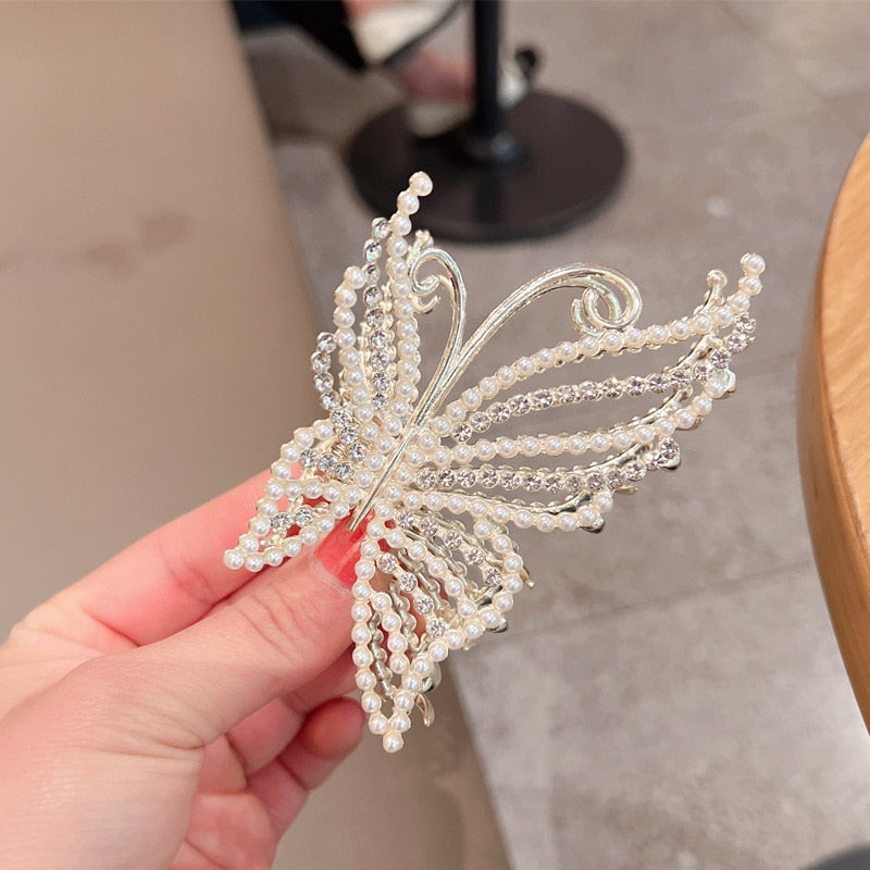 Avelena | Korea Perle Strass Haarnadel