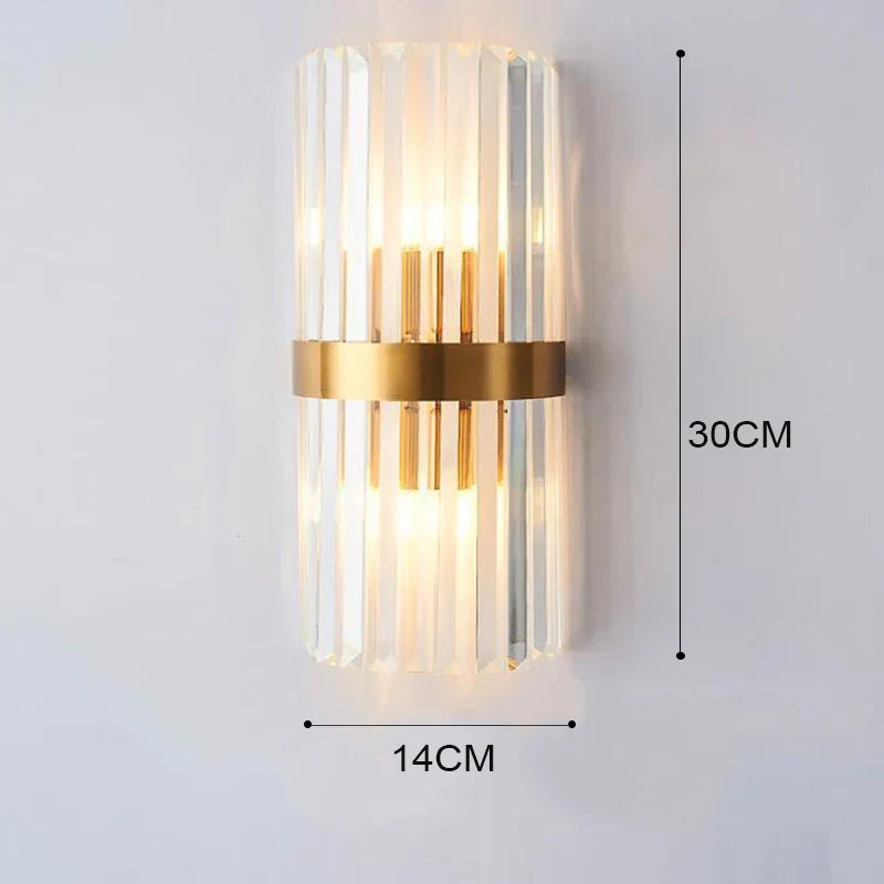 Avelena | Elegante LED-Wandleuchte in Gold