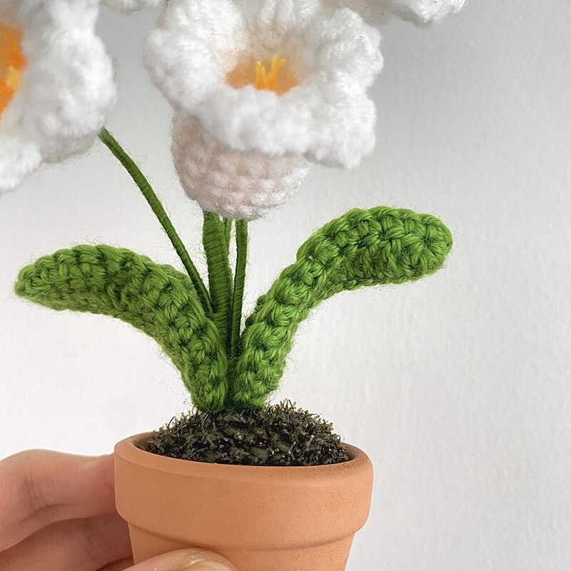 Avelena | Handgefertigte Häkelblumentopfdekoration