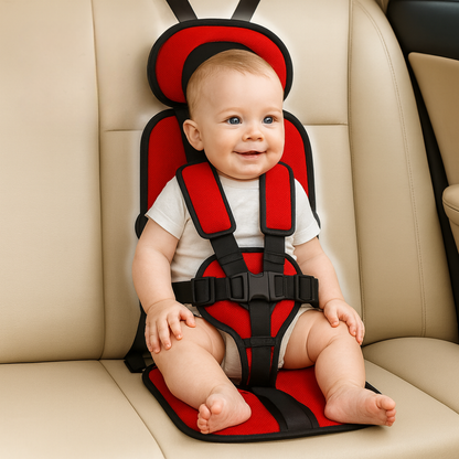 Avelena | Booster Seat Safety Harness Padded Travel Car Seat Portable Slim Compact