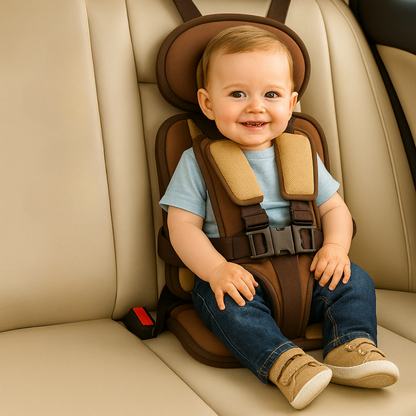 Avelena | Booster Seat Safety Harness Padded Travel Car Seat Portable Slim Compact