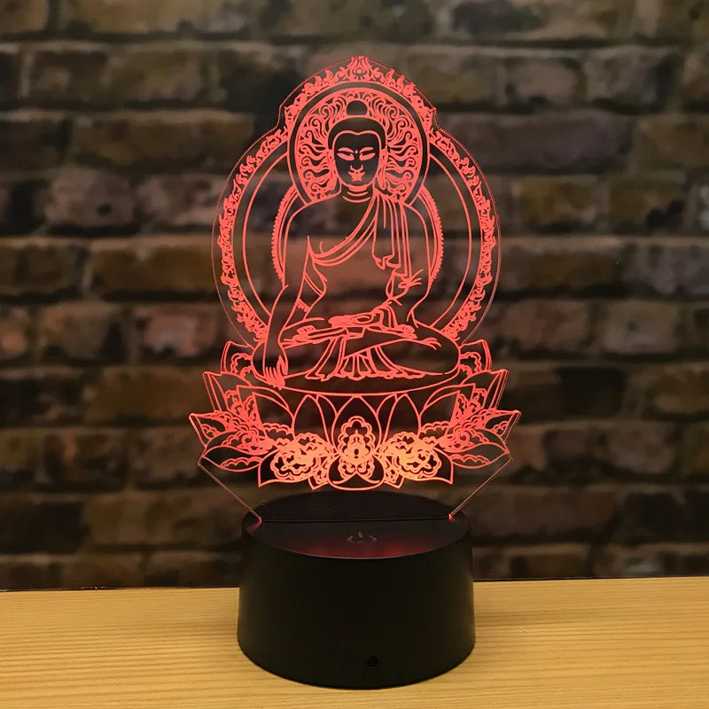 Avelena | EnlightenGlow - Buddha 3D Lampe