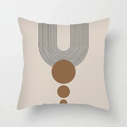 Avelena | Moderne Kunst Abstraktes Muster Dekokissenbezüge Kreative Linien Sofa Stuhl Kissenbezüge Wurfkissenbezüge Home Office Dekor