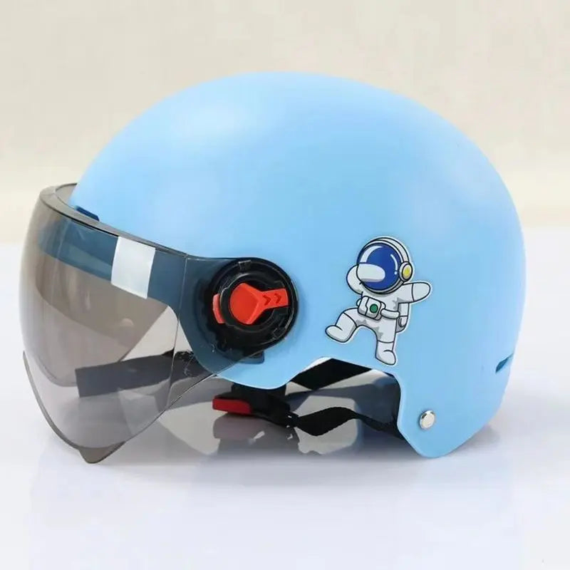 Avelena | Offenes Gesicht Motorradhelm mit Goggles – Orion