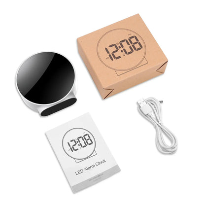 Avelena | BrightTime – Digitales LED-Wecker mit USB-Ladung