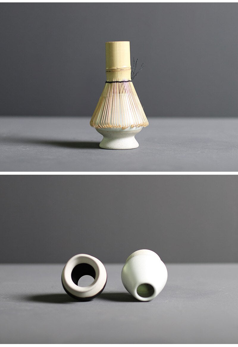 Avelena | 4-Teiliges Matcha Set Hochwertige Bambus & Keramik