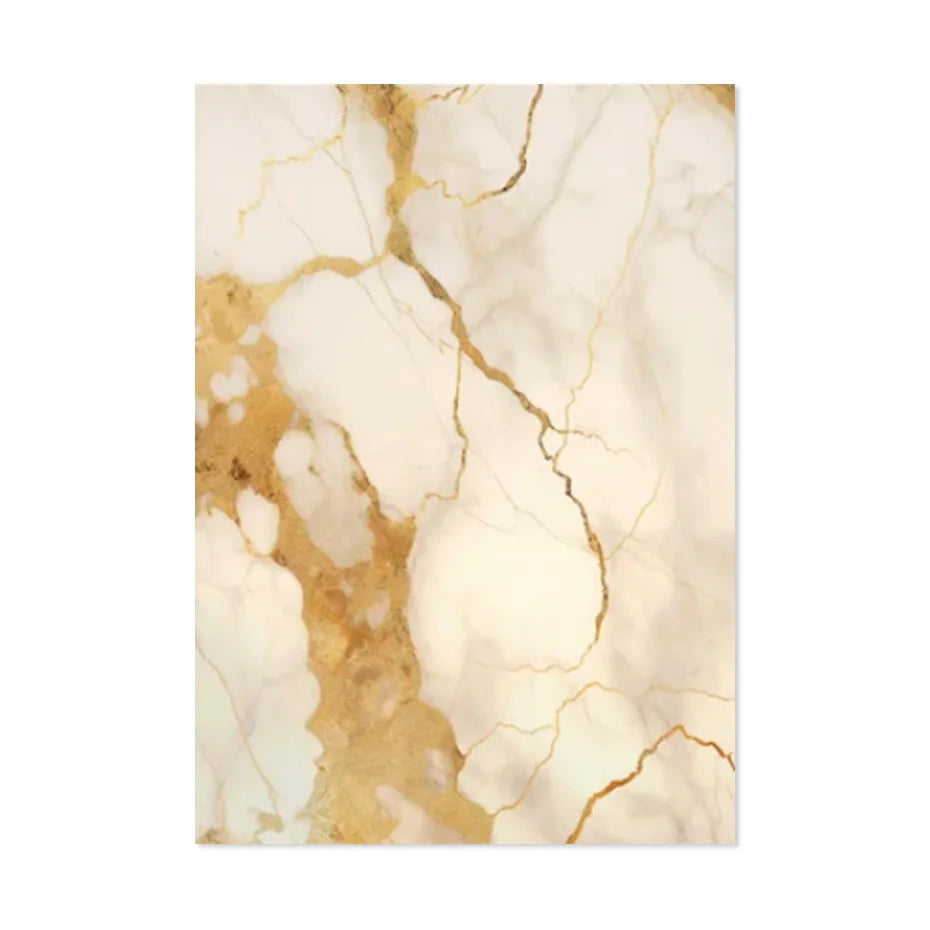 Avelena | Modern Schwarz Beige Golden Fluide Marmor Druck Abstrakte Wandkunst Feine Kunst Leinwand Drucke Bilder für Wohnzimmer Schlafzimmer Kunst Dekor