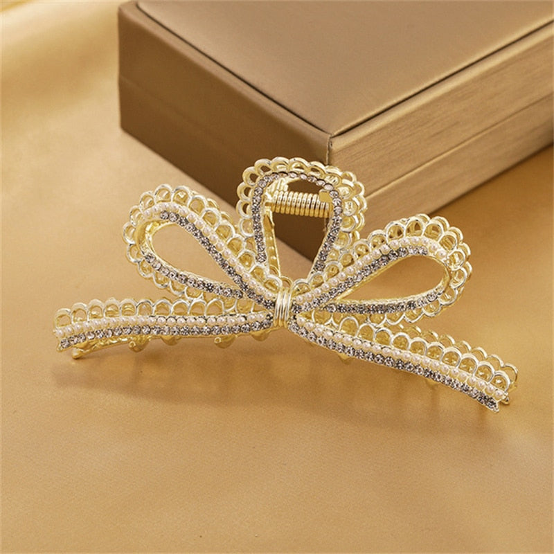 Avelena | Korea Perle Strass Haarnadel