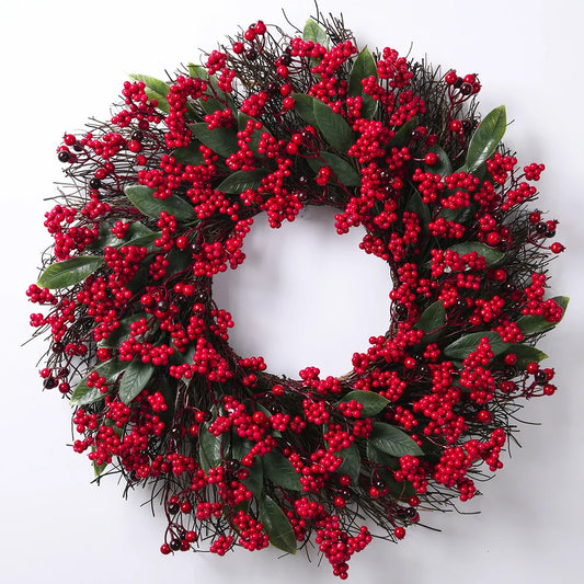 Avelena | Rote Beeren Weihnachtskränze