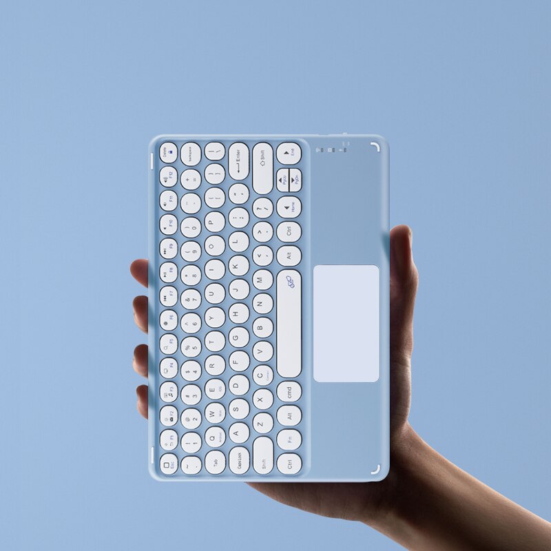 Avelena | Süße Rundfarbe Tastatur mit Touchpad