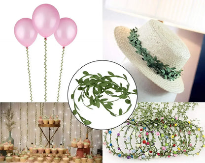 Avelena | Verdalisa Blattband | 10m Deko-Girlande | Naturgetreu & Vielseitig | Für DIY & Hochzeit