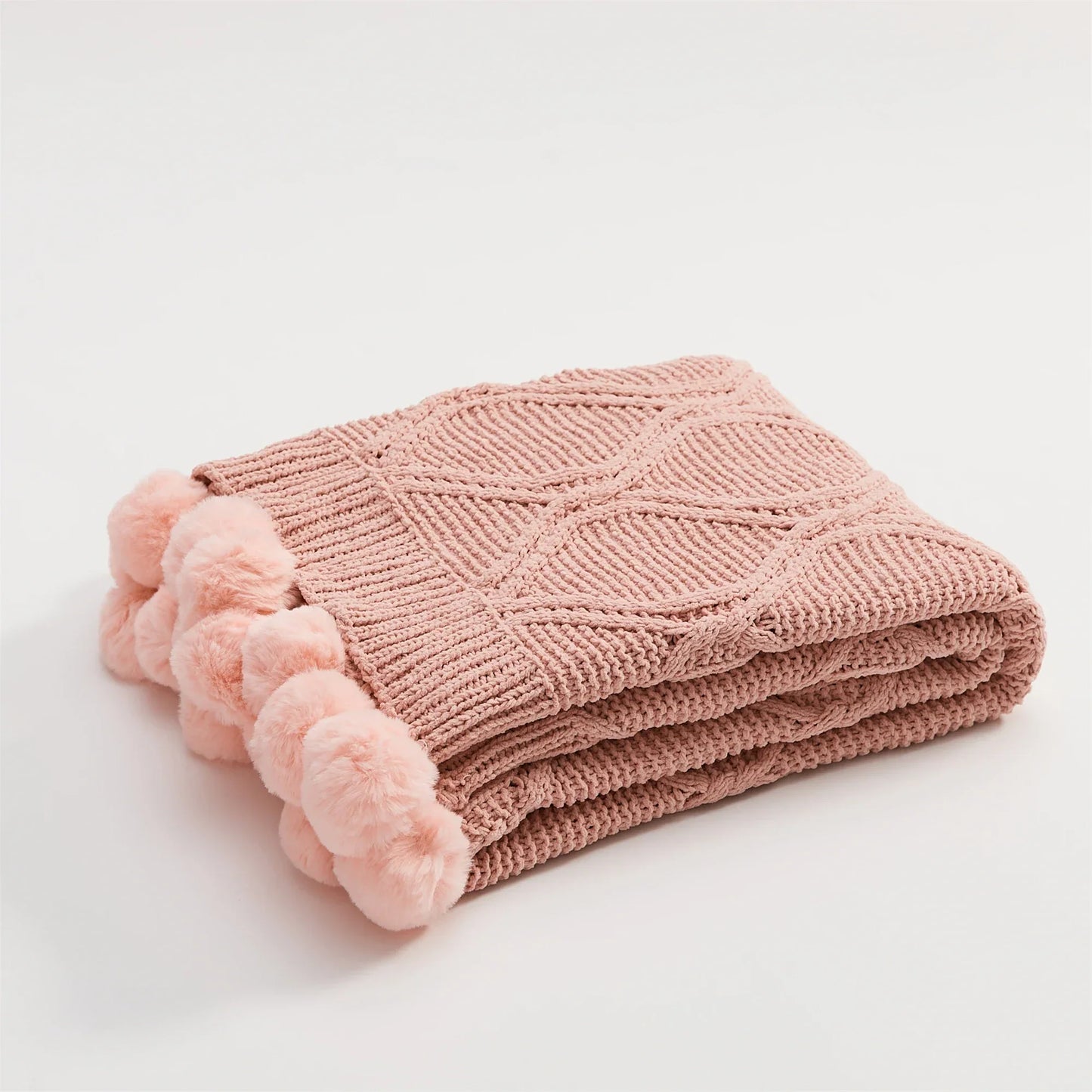 Avelena | Blanket Luxe Chenille Decke mit Herzfransen