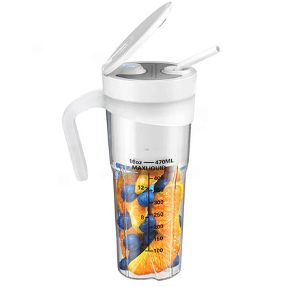 Avelena | Tragbarer Entsafter - Wiederaufladbarer Mini-Mixer mit 6 scharfen Klingen für Shakes und Smoothies
