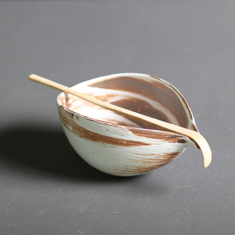 Avelena | 4-teiliger Matcha Set Hochwertiges Bambus & Keramik