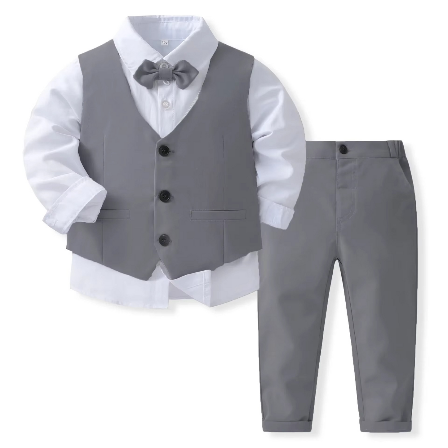 Avelena | Jungen formelles Baumwolle Outfit-Set für Kleinkinder und Kinder
