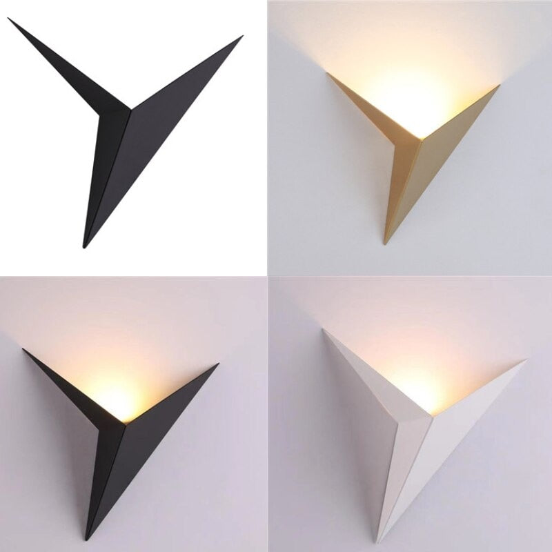 Avelena | Dreieckige Wandlampe – Minimalistisches Design