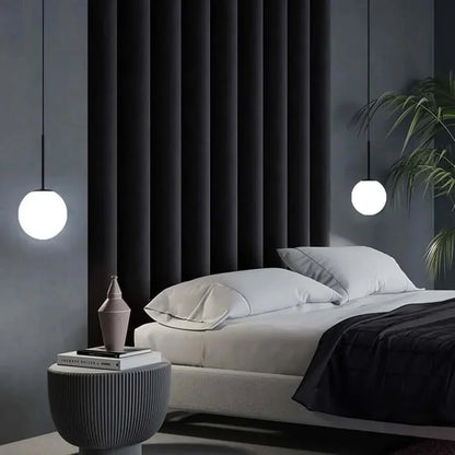 Avelena | Mid-Century Modern Glas Ball Pendelleuchte