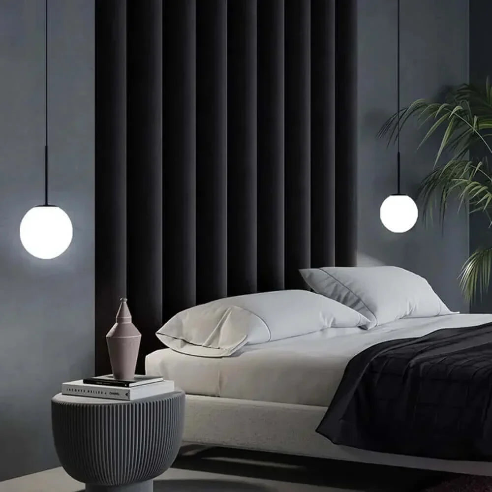 Avelena | Mid-Century Modern Glas Ball Pendelleuchte