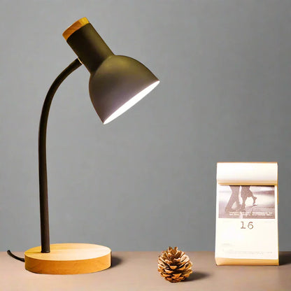 Avelena | Herbst- und Winterbeleuchtung | Nordic Kreative Holzkunst Eisen LED Schreibtischlampe - Moxie