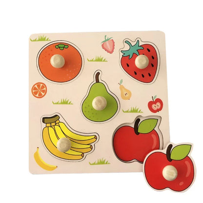 Avelena | Montessori Baum Puzzle Griffe Brett Spielsachen