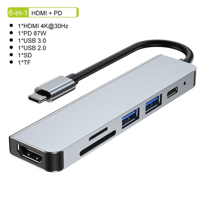 Avelena | Thunderbolt 3 USB-C Hub mit HDMI, PD, SD/TF für MacBook Air M1 und iPad Pro