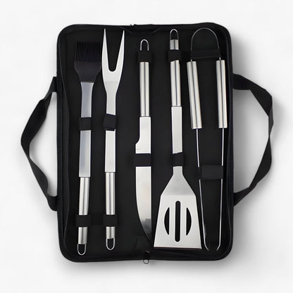 Avelena | Edelstahl BBQ Grillwerkzeugset mit Tragetasche