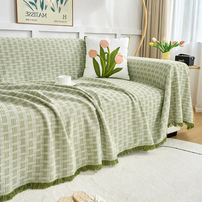 Avelena | DualComfort Wendbare Sofabezug – Stylischer, Waschbarer Couchschutz für 3–4-Sitzer Sofas