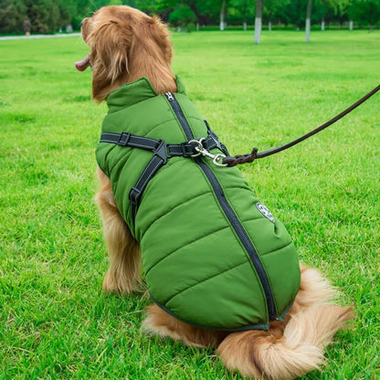 Avelena | Dogfrei Jacke Wasserdichte Winterjacke mit Eingebautem Geschirr