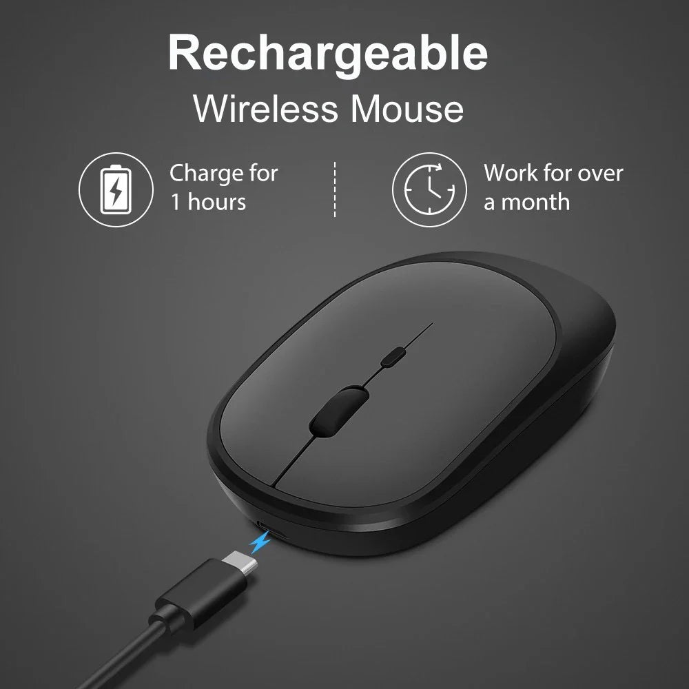 Avelena | Wiederaufladbare Dual Mode Wireless Maus für Verschiedene Geräte