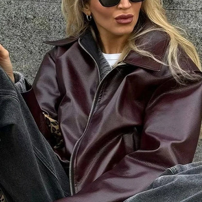 Avelena | Modejacke mit Verschluss und Langen Ärmeln