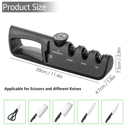 Avelena | 4-in-1 Professioneller Messerschärfer (1+1 Gratis) - EdgeSharp