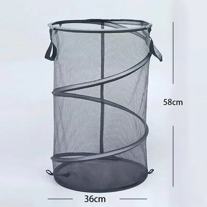 Avelena | AirFold Hamper | Faltbarer Wäschekorb | Atmungsaktiv & Tragbar | Für Bad & Schlafzimmer