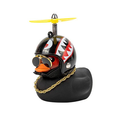 Avelena | Ente Fahrradklingel mit Helm