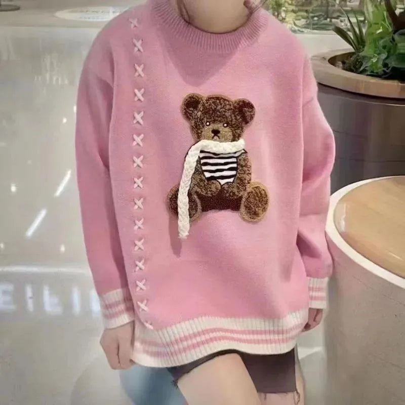 Avelena | Damen Sweatshirt Cosy Bear