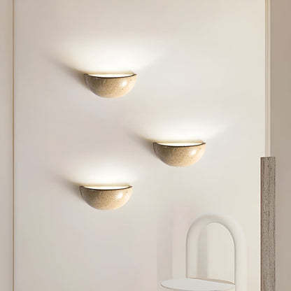 Avelena | Elegante Wabi-Sabi Leder Wandbeleuchtung Korzito Wandlampe